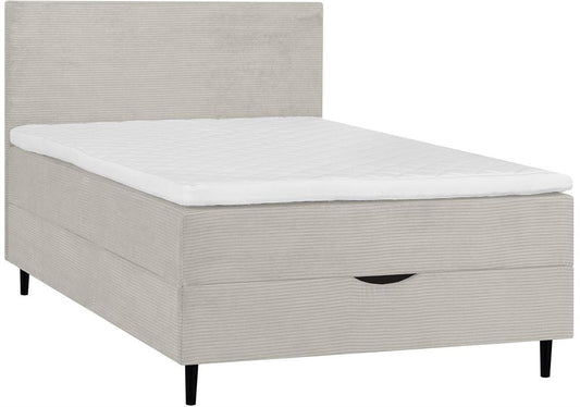 Continental Double Bed Vasteras | size: Length: 208cm, Width: 141cm, Height: 119cm | color: Beige | image: 1 | variant: 1006059