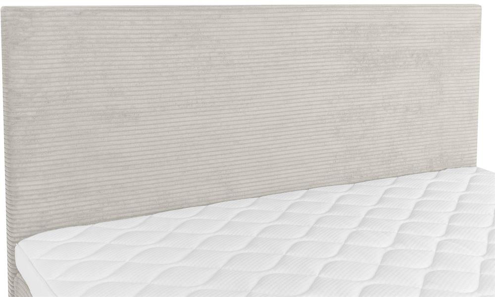 Continental Double Bed Vasteras | size: Length: 208cm, Width: 141cm, Height: 119cm | color: Beige | image: 4 | variant: 1006059