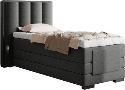 Continental Single Bed Kirkwall | size: Length: 217cm, Width: 108cm, Height: 130cm | color: Flores | image: 0 | variant: 1013651