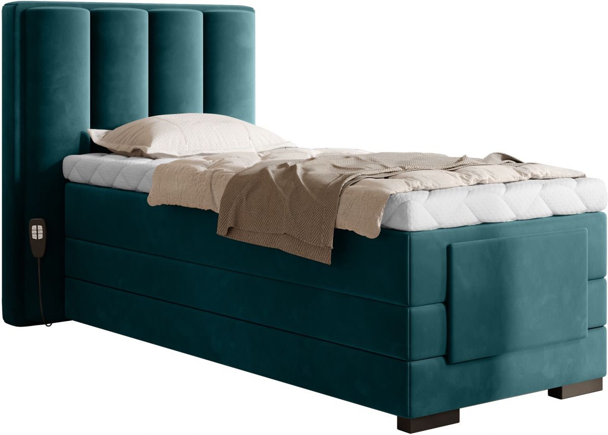 Continental Single Bed Kirkwall | size: Length: 217cm, Width: 108cm, Height: 130cm | color: Lukso | image: 0 | variant: 1013679
