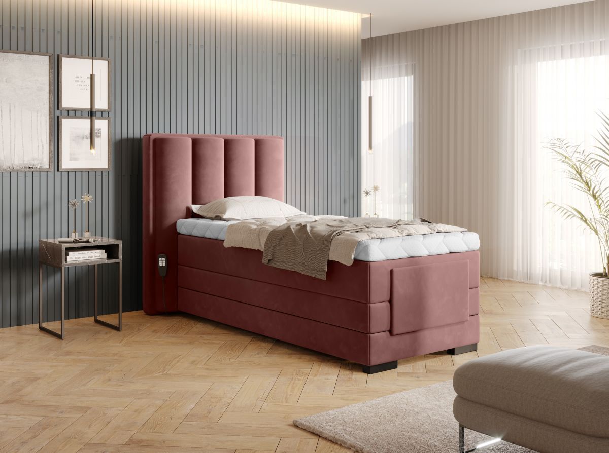 Continental Single Bed Kirkwall | size: Length: 217cm, Width: 108cm, Height: 130cm | color: Lukso | image: 1 | variant: 1013671