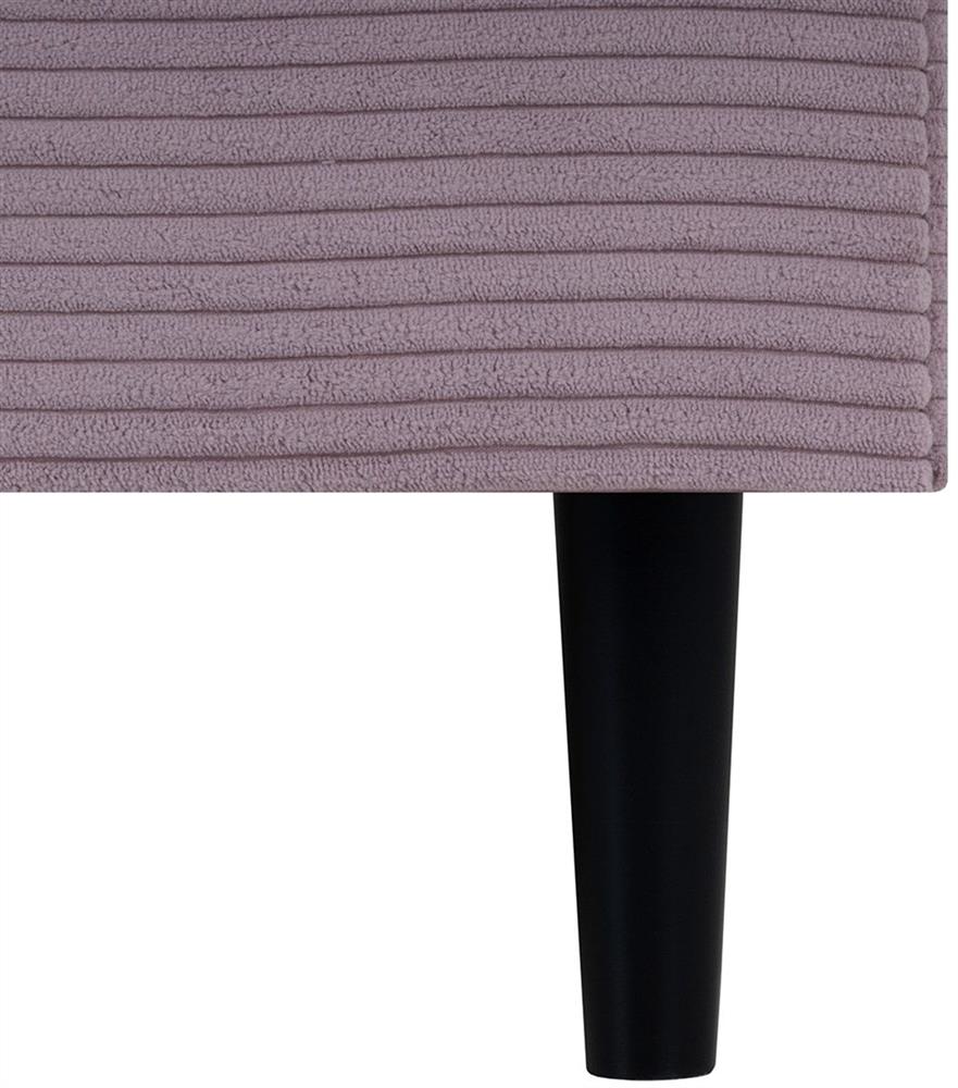 Continental Single Bed Laara | size: Length: 208cm, Width: 91cm, Height: 119cm | color: Pink | image: 8 | variant: 1010219