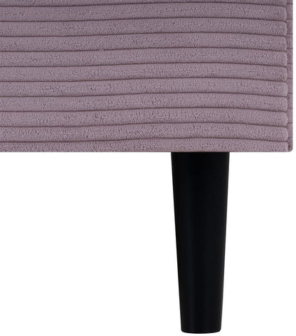 Continental Single Bed Laara | size: Length: 208cm, Width: 91cm, Height: 119cm | color: Pink | image: 8 | variant: 1010219