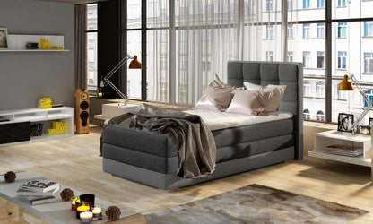 Continental Single Bed Torquay 1 | size: Length: 205cm, Width: 95cm, Height: 118cm | color: Inari/Soft | image: 1 | variant: 1013590