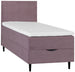 Continental Single Bed Vasteras | size: Length: 208cm, Width: 91cm, Height: 119cm | color: Pink | image: 1 | variant: 1001789
