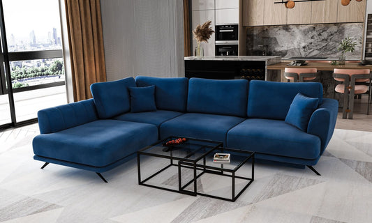 Corner Sleeper Sofa Aviemore 34 | size: Width: 276cm, Height: 90cm, Depth: 191cm | color: Loco | image: 1 | variant: 1015795
