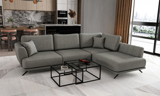 Corner Sleeper Sofa Aviemore 45 | size: Width: 276cm, Height: 90cm, Depth: 191cm | color: Flores | image: 1 | variant: 1015806