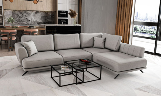 Corner Sleeper Sofa Aviemore 48 | size: Width: 276cm, Height: 90cm, Depth: 191cm | color: Sola | image: 1 | variant: 1015809