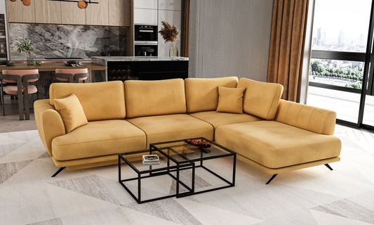 Corner Sleeper Sofa Aviemore 81 | size: Width: 276cm, Height: 90cm, Depth: 191cm | color: Loco | image: 1 | variant: 1015842