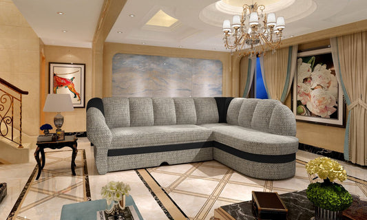 Corner Sleeper Sofa Benano 22 | size: Width: 250cm, Height: 85cm, Depth: 180cm | color: Berlin/Soft | image: 1 | variant: 1014183