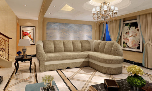 Corner Sleeper Sofa Benano 3 | size: Width: 250cm, Height: 85cm, Depth: 180cm | color: Berlin/Soft | image: 1 | variant: 1014164