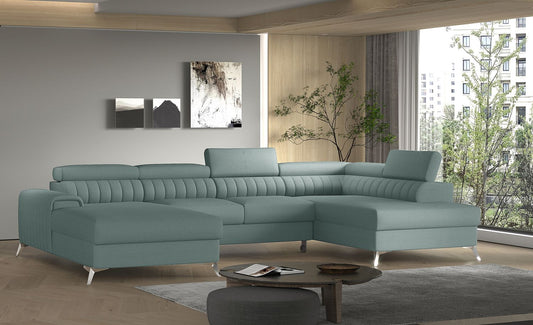 Corner Sleeper Sofa Beverley 24 | size: Width: 354cm, Height: 92cm, Depth: 202cm | color: Savoi | image: 1 | variant: 1015687