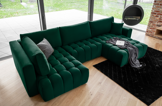 Corner Sleeper Sofa Bonito 37 | size: Width: 350cm, Height: 92cm, Depth: 175cm | color: Loco | image: 1 | variant: 1014303