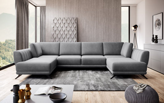 Corner Sleeper Sofa Bridlington 13 | size: Width: 362cm, Height: 90cm, Depth: 191cm | color: Sola | image: 1 | variant: 1015633