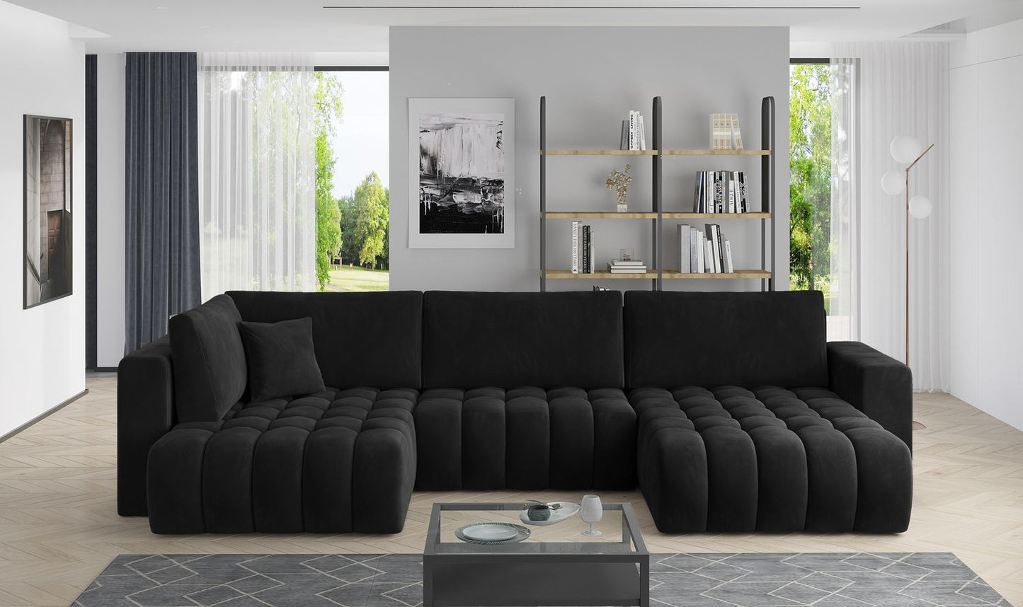 Corner Sleeper Sofa Canterbury 32 | size: Width: 350cm, Height: 92cm, Depth: 175cm | color: Velvetmat | image: 1 | variant: 1015244