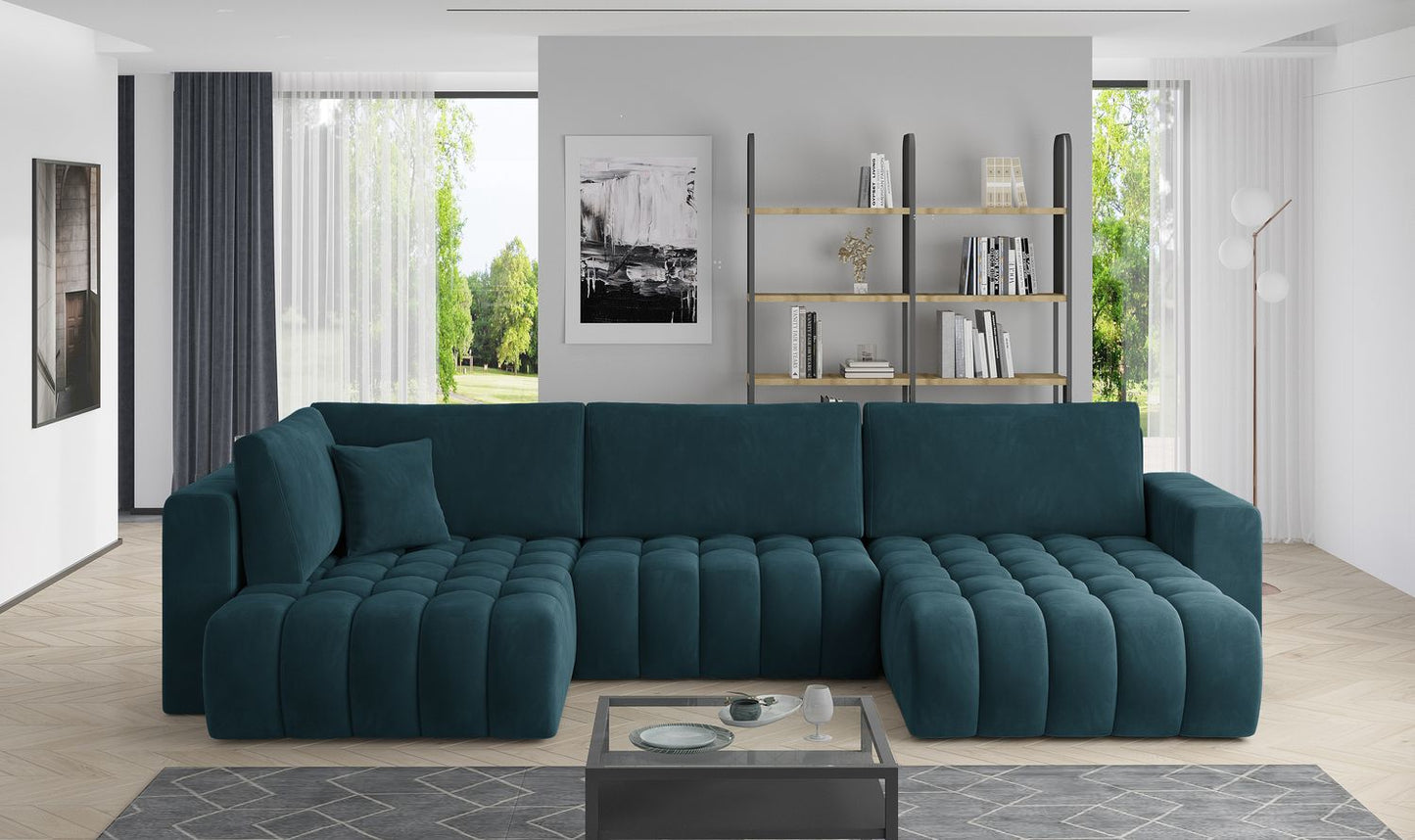 Corner Sleeper Sofa Canterbury 41 | size: Width: 350cm, Height: 92cm, Depth: 175cm | color: Velvetmat | image: 1 | variant: 1015253