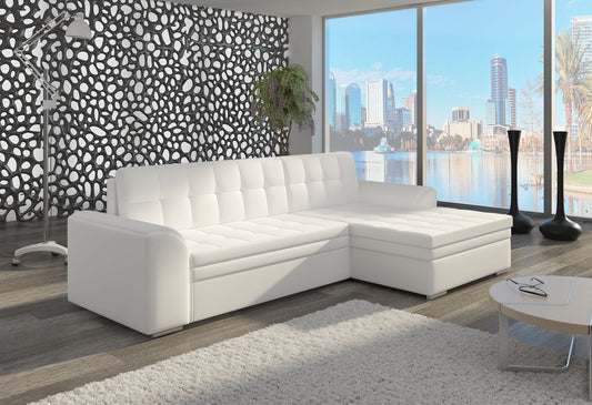 Corner Sleeper Sofa Conforti 17 | size: Width: 275cm, Height: 78cm, Depth: 165cm | color: Soft | image: 1 | variant: 1014261
