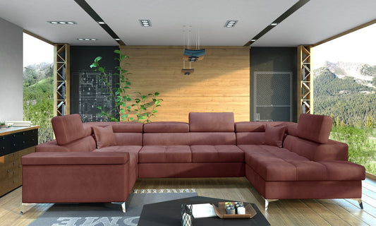 Corner Sleeper Sofa Corby 19 | size: Width: 208cm, Height: 88cm, Depth: 43cm | color: Monolith | image: 1 | variant: 1017433