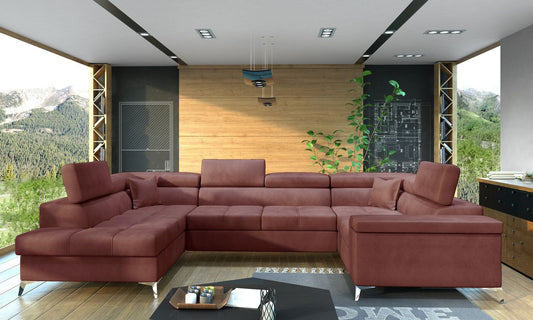 Corner Sleeper Sofa Corby 40 | size: Width: 208cm, Height: 88cm, Depth: 43cm | color: Monolith | image: 1 | variant: 1017454