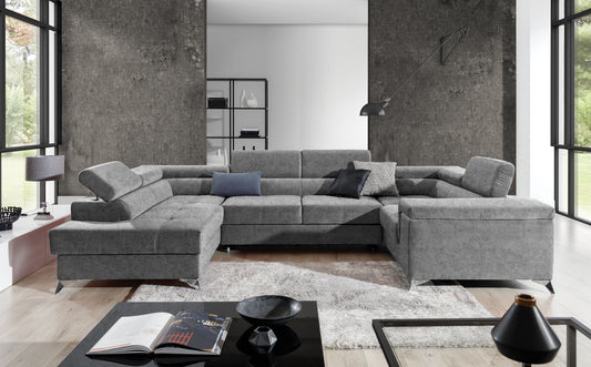 Corner Sleeper Sofa Corby 47 | size: Width: 208cm, Height: 88cm, Depth: 43cm | color: Gusto | image: 1 | variant: 1017461