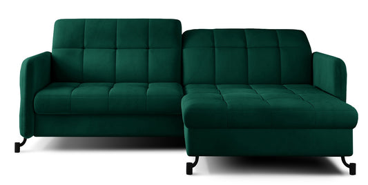 Corner Sleeper Sofa East Pittsburgh 2 | size: Width: 225cm, Height: 105cm, Depth: 160cm | color: Green | image: 0 | variant: 1016925