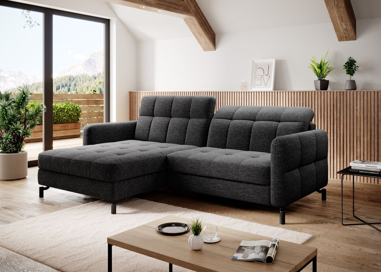 Corner Sleeper Sofa East Pittsburgh 26 | size: Width: 225cm, Height: 105cm, Depth: 160cm | color: Berlin | image: 1 | variant: 1016949