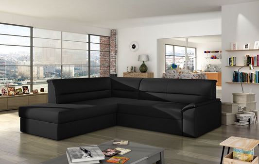 Corner Sleeper Sofa Elano 9 | size: Width: 212cm, Height: 90cm, Depth: 65cm | color: Soft | image: 1 | variant: 1015496