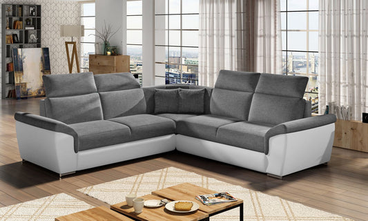 Corner Sleeper Sofa Federico 9 | size: Width: 268cm, Height: 102cm, Depth: 268cm | color: Sawana/Soft | image: 1 | variant: 1015699