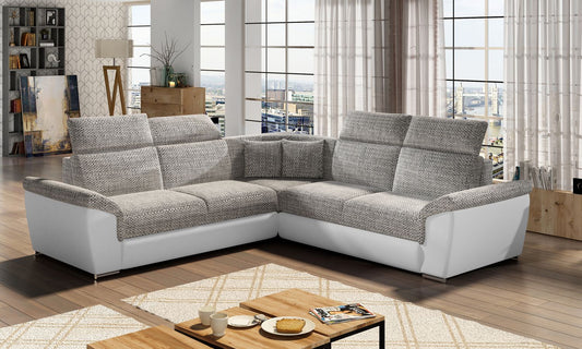 Corner Sleeper Sofa Federico | size: Width: 268cm, Height: 102cm, Depth: 268cm | color: Berlin/Soft | image: 1 | variant: 1015690