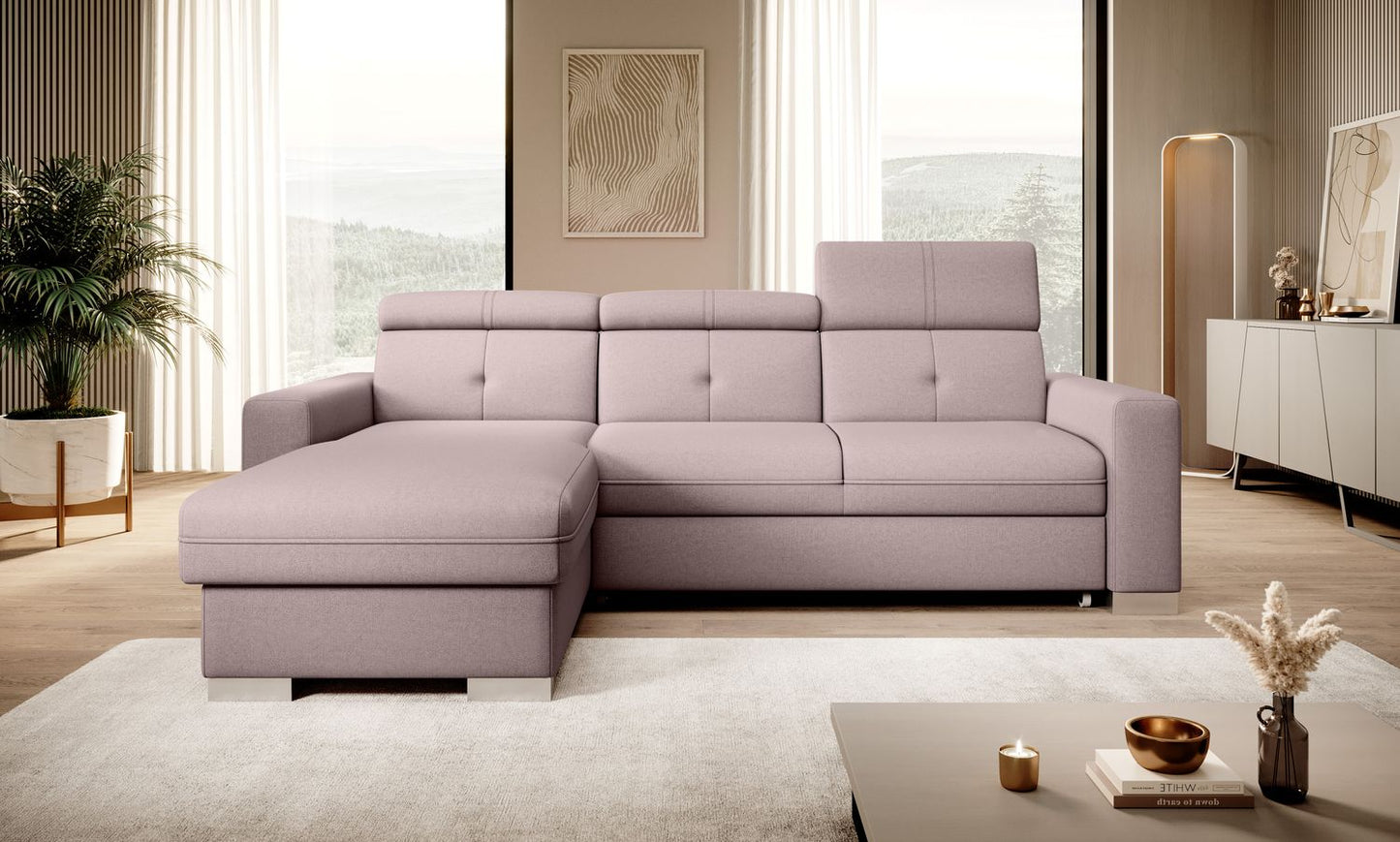 Corner Sleeper Sofa Filey 16 | size: Width: 247cm, Height: 104cm, Depth: 176cm | color: Gojo | image: 1 | variant: 1015466
