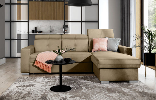 Corner Sleeper Sofa Filey 59 | size: Width: 247cm, Height: 104cm, Depth: 176cm | color: Nube | image: 1 | variant: 1015509