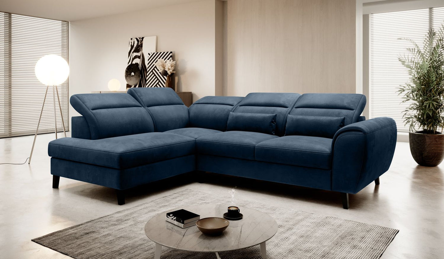 Corner Sleeper Sofa Gainsborough 38 | size: Width: 255cm, Height: 100cm, Depth: 201cm | color: Nube | image: 1 | variant: 1016035