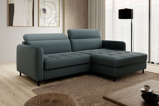 Corner Sleeper Sofa Gomsi 35 | size: Width: 228cm, Height: 100cm, Depth: 165cm | color: Manhattan | image: 1 | variant: 1014617