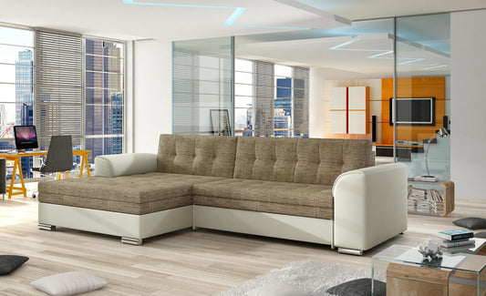 Corner Sleeper Sofa Hexham 8 | size: Width: 275cm, Height: 78cm, Depth: 165cm | color: Berlin/Soft | image: 1 | variant: 1015198