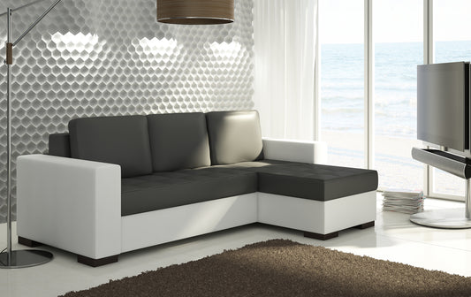 Corner Sleeper Sofa Hinckley 1 | size: Width: 237cm, Height: 90cm, Depth: 57cm | color: Soft | image: 1 | variant: 1017106