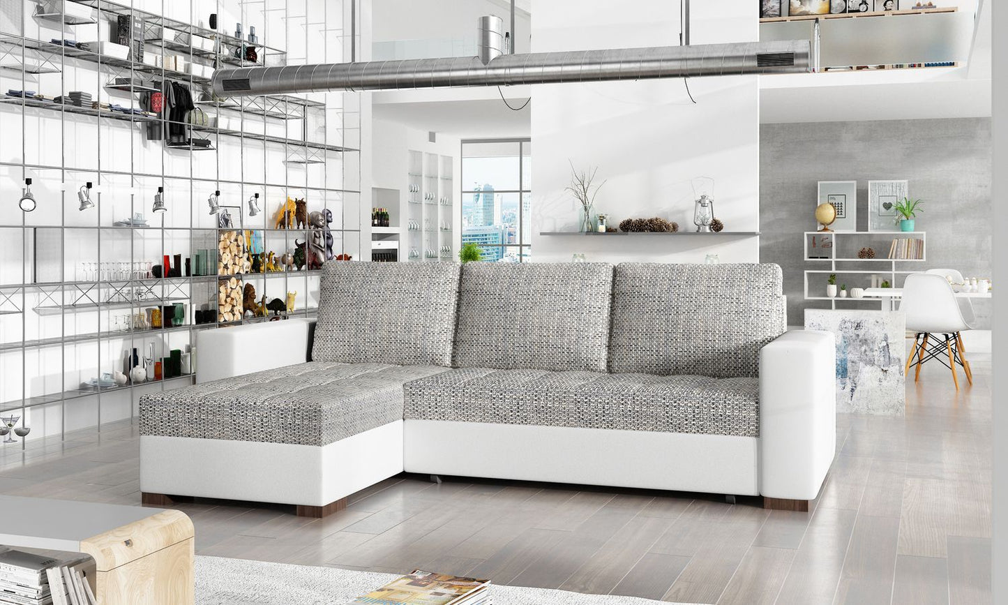 Corner Sleeper Sofa Hinckley 6 | size: Width: 237cm, Height: 90cm, Depth: 57cm | color: Berlin/Soft | image: 1 | variant: 1017111