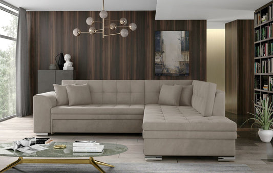 Corner Sleeper Sofa Kettering 66 | size: Width: 260cm, Height: 80cm, Depth: 58cm | color: Paros | image: 1 | variant: 1017296
