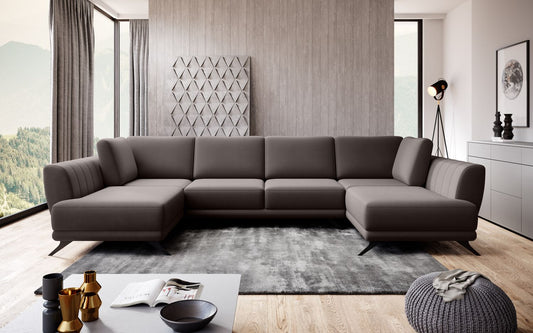 Corner Sleeper Sofa Larco 15 | size: Width: 362cm, Height: 90cm, Depth: 191cm | color: Savoi | image: 1 | variant: 1014689