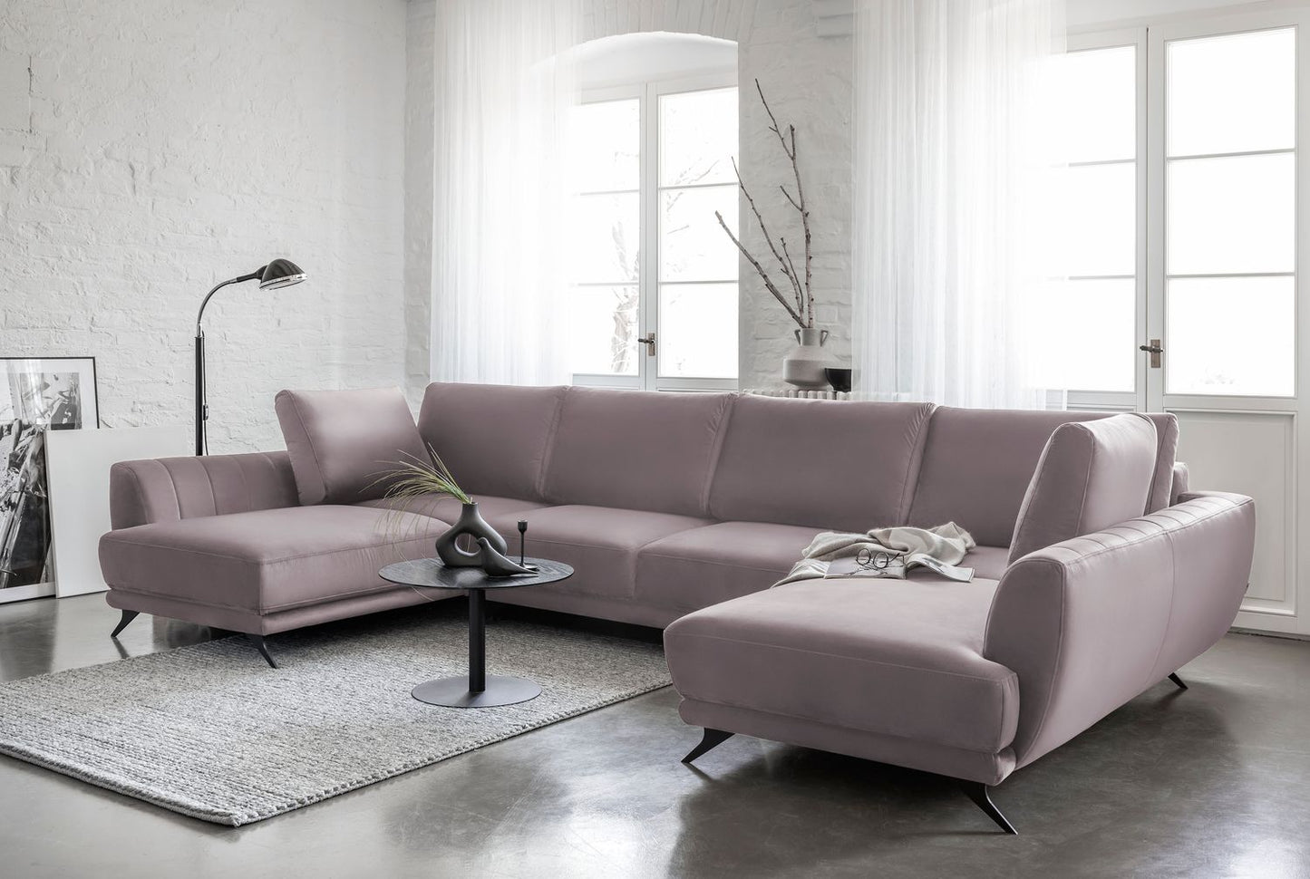 Corner Sleeper Sofa Larco 26 | size: Width: 362cm, Height: 90cm, Depth: 191cm | color: Loco | image: 1 | variant: 1014700