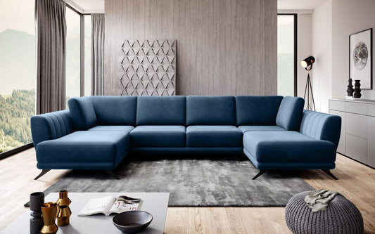Corner Sleeper Sofa Larco 37 | size: Width: 362cm, Height: 90cm, Depth: 191cm | color: Lukso | image: 1 | variant: 1014711