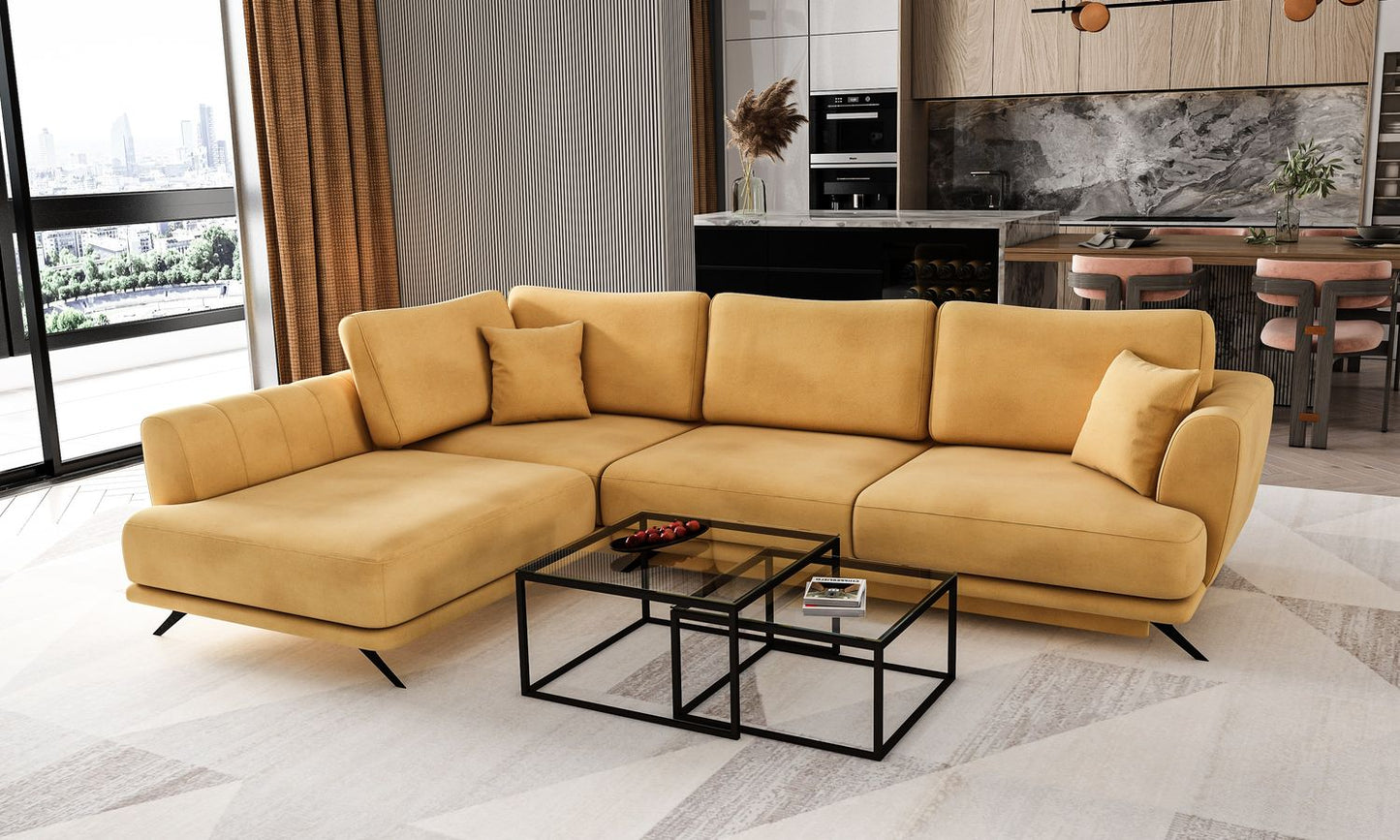 Corner Sleeper Sofa Larde 40 | size: Width: 276cm, Height: 90cm, Depth: 191cm | color: Loco | image: 1 | variant: 1014855