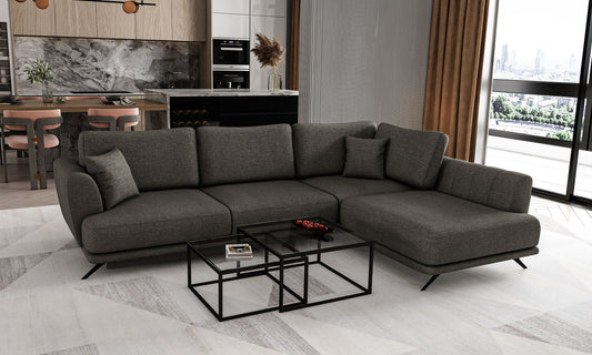 Corner Sleeper Sofa Larde 49 | size: Width: 276cm, Height: 90cm, Depth: 191cm | color: Flores | image: 1 | variant: 1014864