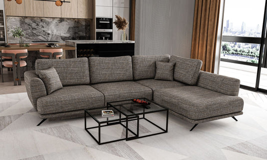 Corner Sleeper Sofa Larde 61 | size: Width: 276cm, Height: 90cm, Depth: 191cm | color: Marte | image: 1 | variant: 1014876
