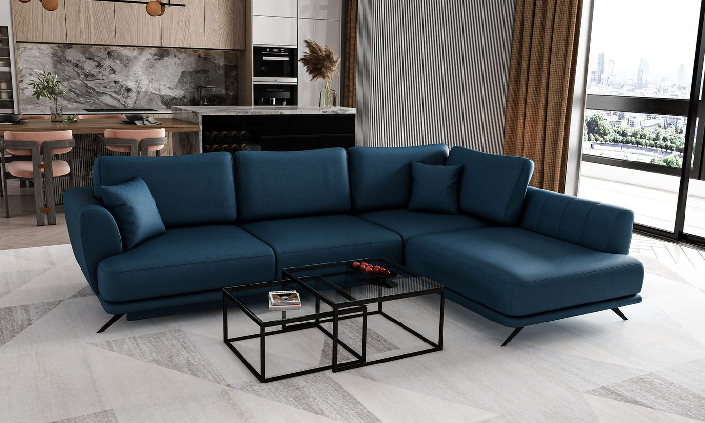 Corner Sleeper Sofa Larde 78 | size: Width: 276cm, Height: 90cm, Depth: 191cm | color: Savoi | image: 1 | variant: 1014893