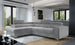 Corner Sleeper Sofa Laurence | size: Width: 275cm, Height: 98cm, Depth: 205cm | color: Gray | image: 1 | variant: 1001419