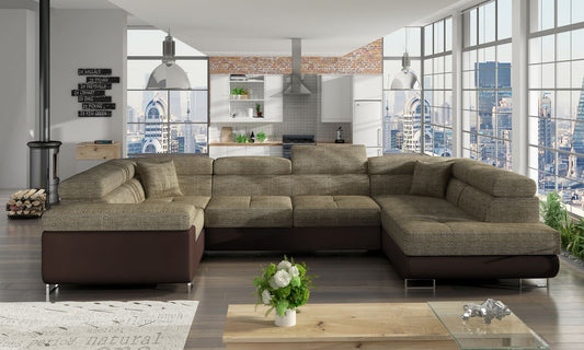 Corner Sleeper Sofa Letto 1 | size: Width: 202cm, Height: 90cm, Depth: 58cm | color: Berlin/Soft | image: 1 | variant: 1015761