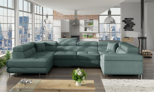 Corner Sleeper Sofa Letto 37 | size: Width: 340cm, Height: 90cm, Depth: 58cm | color: Cover | image: 1 | variant: 1015797