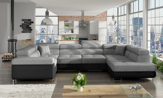 Corner Sleeper Sofa Letto 4 | size: Width: 202cm, Height: 90cm, Depth: 58cm | color: Sawana/Soft | image: 1 | variant: 1015764