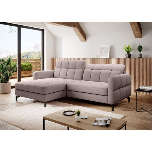 Corner Sleeper Sofa Lorelle 13 | size: Width: 225cm, Height: 105cm, Depth: 160cm | color: Omega | image: 1 | variant: 1015990