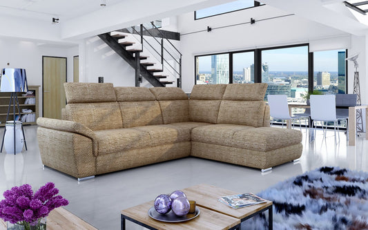 Corner Sleeper Sofa Loreto 1 | size: Width: 260cm, Height: 102cm, Depth: 60cm | color: Berlin | image: 1 | variant: 1015890